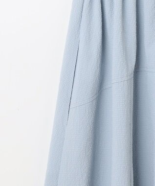 組曲 S 【WEB限定カラー・洗える】サッカーストレッチ ワンピース 【WEB限定】サックスブルー系9