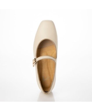 ing <ing>【WEB限定】ストラップフラットシューズ アイボリー