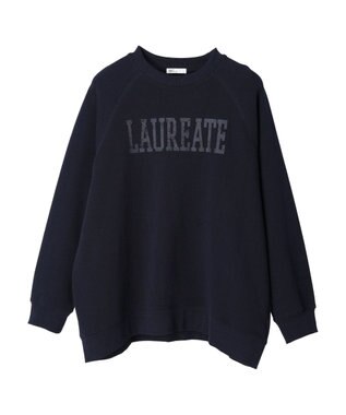 CRAFT STANDARD BOUTIQUE プリント裏毛ビッグプルオーバー Navy