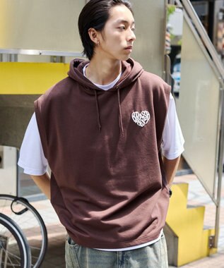 WEGO 【ユニセックス着用ITEM/2点SET】パーカーアンサンブルT（SS） ブラウン