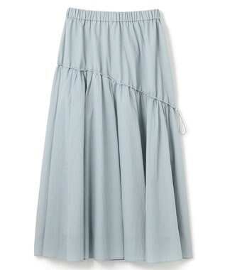 uncrave シアープルーフナイロン ドローコードスカート サックス