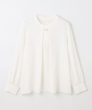 ANY L 【洗濯機可/2WAY】ボウタイブラウス オフ