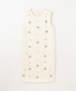 GRACE CONTINENTAL ビジュー刺繍ドレス キナリ