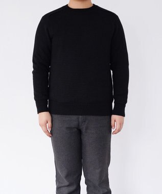 TOQUE 〈高垣麗子さんコラボ〉【ユニセックス】ベビーアルパカラグランニット 漆黒