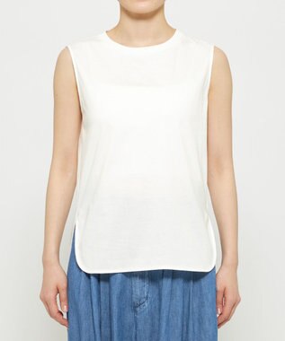 uncrave ライトスムース ノースリーブカットソー オフ