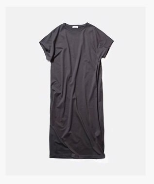 ATON SUVIN 60/2 | キャップスリーブドレス CHARCOAL GRAY
