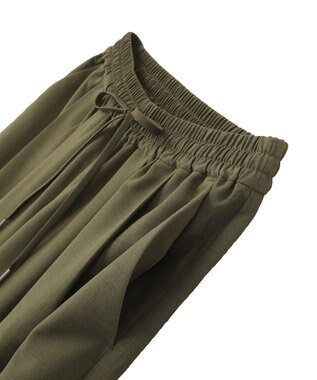 AMERICAN HOLIC 【マルチ機能】ドライタッチワイドパンツ Khaki