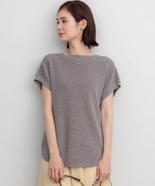 組曲 【WEB限定】ルーズリーニット プルオーバー グレー系