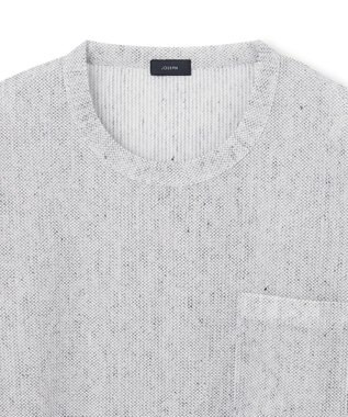 JOSEPH HOMME リネンドビージャージー　クルーネックTシャツ ライトグレー系