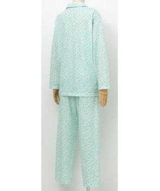 Wing 【パジャマ】 長袖・長ズボン 綿100％（表側・肌側） パイル素材（肌側） EP8093 ウイング／ワコール メロン