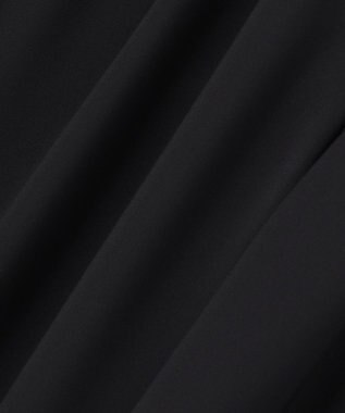 ICB 【先行予約】 ドレープツイル ボリュームワイドパンツ ブラック