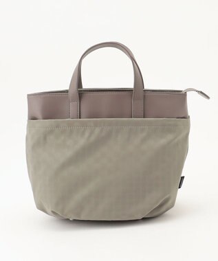 Y'SACCS はっ水ドットジャカード リサイクルレザーコンビ 2wayトートバッグ