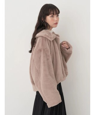 earth music&ecology ファーブルゾン Mocha