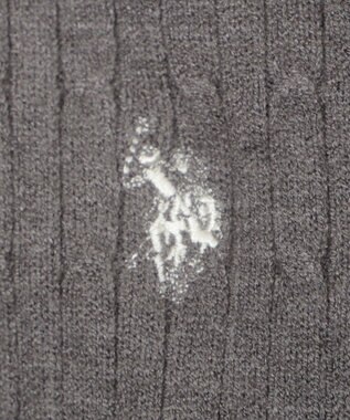 WEGO 【WEB限定/25年秋冬新作】別注USPOLOヘンリーネックニットPO グレー