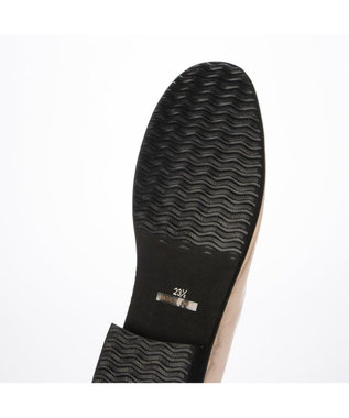 MODE ET JACOMO <D'ICI>カットラインミドルヒールシューズ ピンクメタリック