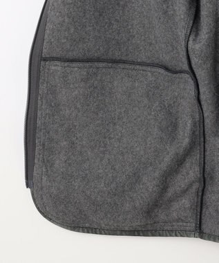 JOSEPH ABBOUD MOUNTAIN 【軽量】ライトフリースカーディガン グレー系