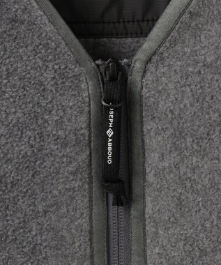 JOSEPH ABBOUD MOUNTAIN 【軽量】ライトフリースカーディガン グレー系