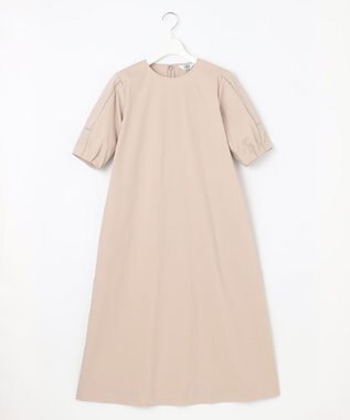 J.PRESS LADIES L 【洗える】ウェザーバイオエアフロー ワンピース ベージュ系