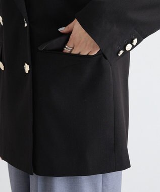 Green Parks ダブルテーラードジャケット Black