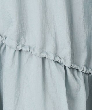 uncrave シアープルーフナイロン ドローコードスカート サックス