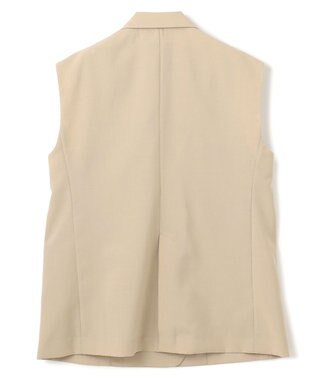 UNFILO TENNEN TOUCH テーラードジレ ベージュ