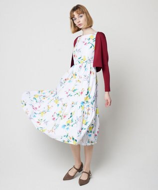 TOCCA 【接触冷感＆UVカット】【洗える】SQUARE BOLERO ボレロ ワイン系