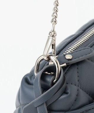 J.PRESS LADIES 【2way】キルティング ショルダー バッグ ダルブルー系