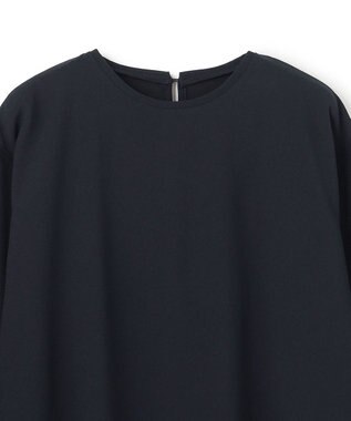 UNFILO ジョーゼット ラウンドテール プルオーバー ネイビー