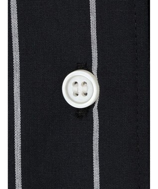 CRAFT STANDARD BOUTIQUE バンドカラーシャツ Stripe Navy