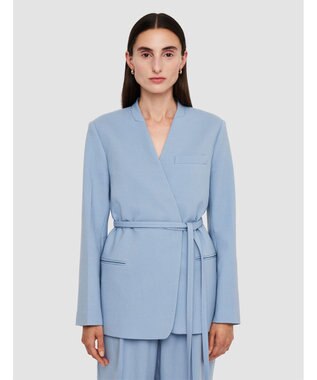 JOSEPH テーラリングクレープ　ノーカラージャケット