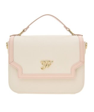 Maison de FLEUR バイカラーバッグ・ウォレットセット Pink