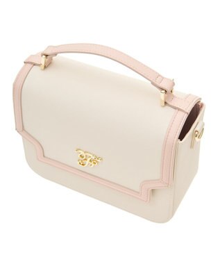 Maison de FLEUR バイカラーバッグ・ウォレットセット Pink