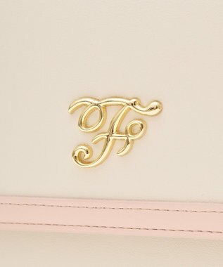 Maison de FLEUR バイカラーバッグ・ウォレットセット Pink