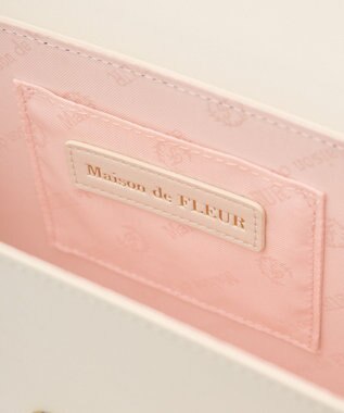 Maison de FLEUR バイカラーバッグ・ウォレットセット Pink