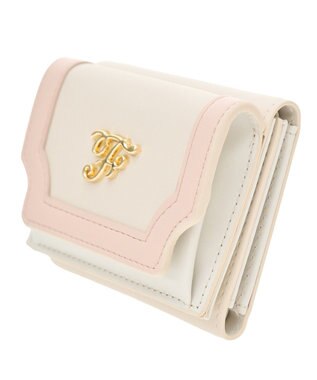 Maison de FLEUR バイカラーバッグ・ウォレットセット Pink