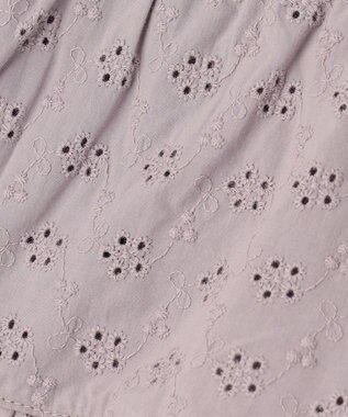 ANY KIDS オーバーレースキュロット ラベンダー系