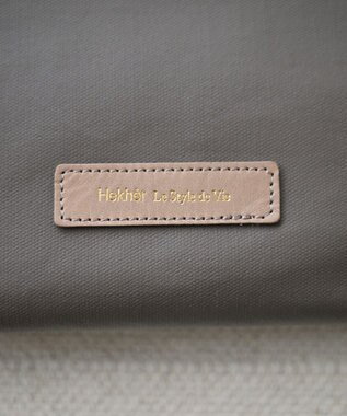 Hekhèr Le Style de Vie 新色追加【日本製】PUコートコットンキャンバス ショルダーバッグ グレージュ
