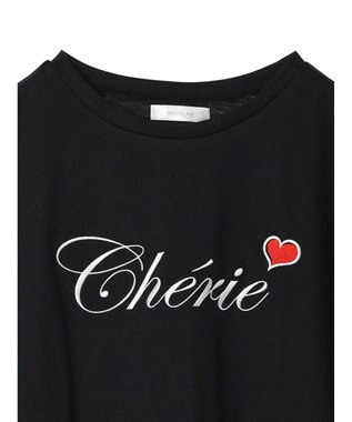 Green Parks ・ｓｗｉｎｇ　ｂｙ　ロゴ刺繍フレンチＴＥＥ Black