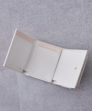 Maison de FLEUR バイカラーバッグ・ウォレットセット Pink