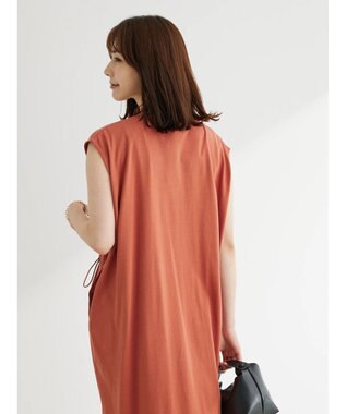 Green Parks ・ＳＵＧＡＲ　ＳＰＯＯＮ　ウエストドロストワンピース Orange