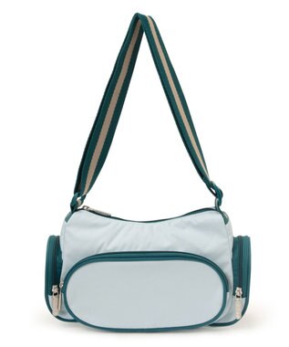 LeSportsac 3 POCKET SHOULDER/スペクテイタークリアスカイ/ティール スペクテイタークリアスカイ/ティール
