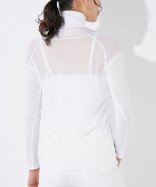 FILA GOLF／marie claire 【Marie claire sports】ハイネックメッシュアンダーシャツ ホワイト