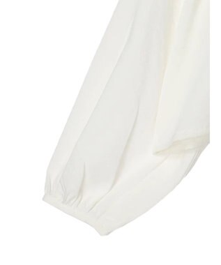 earth music&ecology カフタンフリルブラウス Off White