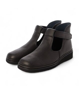 MODE ET JACOMO <D'ICI>ベルト付きサイドオープンブーツ ブラック