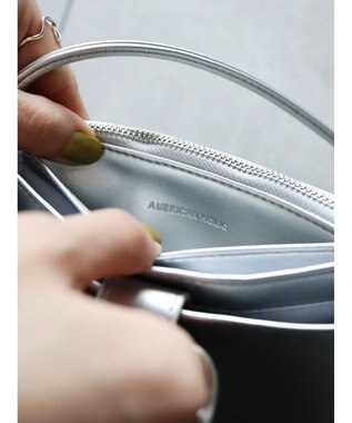 AMERICAN HOLIC マルチウォレットショルダー Silver