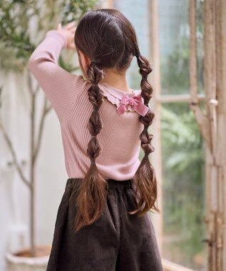 ANY KIDS しあわせタッチニット ピンク