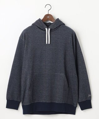 JOSEPH ABBOUD MOUNTAIN 【SPACE／UNISEX】オーガニックコットン使用 ヴィンテージインレー パーカー ネイビー系