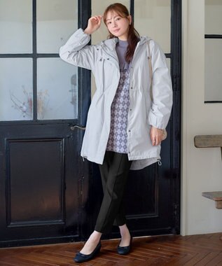 Tiaclasse 【安田美沙子さん着用・新色追加】ウォーマル中綿フーデッドコート グレー