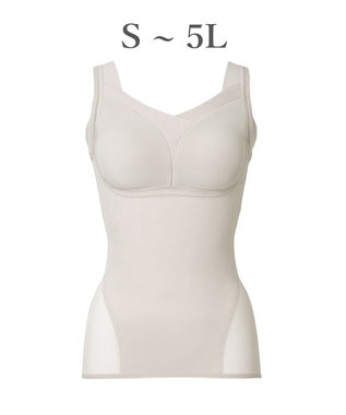 BRADELIS New York 【Yukine inc. 】ゆきねえモアソフト快適フルカップブラキャミ25 接触冷感 速乾 快適補整 ノンワイヤー ブラトップ カップ付きインナー