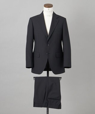 GOTAIRIKU 【オールシーズン対応】WOOL×POLYESTER ライトウェイト スーツ（ブラックストライプ）
